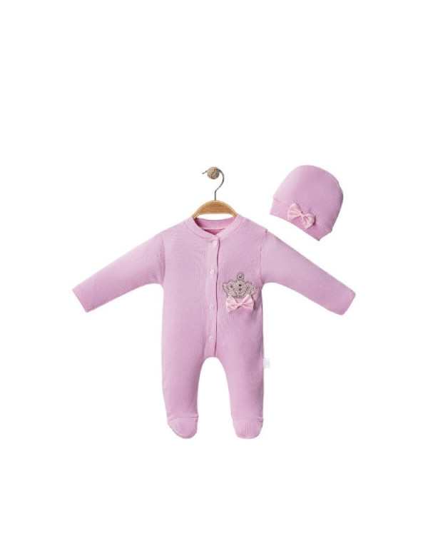 TAÇ BASKILI BEBE TULUM PEMBE